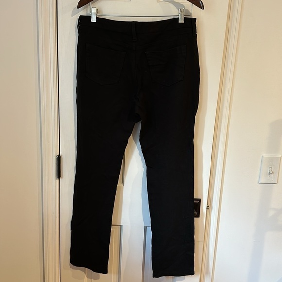 Lightly used Not Your Daughters Jeans size 12 black straight leg pant - Picture 4 of 5